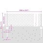 Postes para Cerca 11 pcs U-Channel 40 cm Acero Galvanizado, Cerca Hexagonal 0.4x100 m Acero Galvanizado by , fence posts - Re...