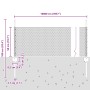Postes de Cerca 11 pcs U-Channel 60 cm Acero Galvanizado, Cerca Hexagonal 0.5x100 m Acero Galvanizado by , fence posts - Ref:...