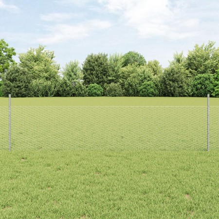 Postes para Cerca 11 pcs U-Channel 60 cm Acero Galvanizado, Cerca Hexagonal 0.5x100 m Acero Galvanizado by , fence posts - Re...