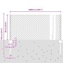 Postes de Cerca 11 pcs U-Channel 60 cm Acero Galvanizado, Cerca Hexagonal 0.6x100 m Acero Galvanizado by , fence posts - Ref:...
