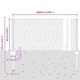 Postes de Cerca 11 pcs U-Channel 60 cm Acero Galvanizado, Cerca Hexagonal 0.6x100 m Acero Galvanizado by , fence posts - Ref:...