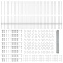 Posts de Cerca 22 pcs U-Channel 100 cm Acero Galvanizado, Cerca Hexagonal 1x100 m Acero Galvanizado by , fence posts - Ref: F...