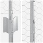 Posts de Cerca 22 pcs U-Channel 100 cm Acero Galvanizado, Cerca Hexagonal 1x100 m Acero Galvanizado by , fence posts - Ref: F...
