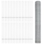 Pilares de Cerca 22 pcs U-Channel 120 cm Acero Galvanizado, Cerca Hexagonal 1,2x100 m Acero Galvanizado by , fence posts - Re...