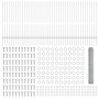 Pilares de Cerca 22 pcs U-Channel 120 cm Acero Galvanizado, Cerca Hexagonal 1,2x100 m Acero Galvanizado by , fence posts - Re...