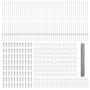 Postes de Cerca 22 pcs U-Channel 120 cm Acero Galvanizado, Cerca Hexagonal 1.2x100 m Acero Galvanizado by , fence posts - Ref...