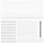 Postes de Cerca 22 pcs U-Channel 150 cm Acero Galvanizado, Cerca Hexagonal 1.5x100 m Acero Galvanizado by , fence posts - Ref...