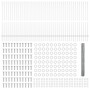 Postes de Cerca 22 pcs U-Channel 160 cm Acero Galvanizado, Cerca Hexagonal 1,6x100 m Acero Galvanizado by , fence posts - Ref...