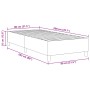 Cama Box Spring Crema 80x200 cm Tela de pana by , Beds and slatted bases - Ref: Foro24-3337379, Price: 95,31 €, Discount: %