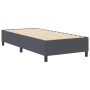 Cama Box Spring Gris Oscuro Individual de Tela de Pana by , Beds and slatted bases - Ref: Foro24-3337383, Price: 96,85 €, Dis...