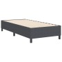 Cama Box Spring Gris Oscuro Individual de Tela de Pana by , Beds and slatted bases - Ref: Foro24-3337383, Price: 96,85 €, Dis...