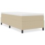 Cama con Base de Muelles Verde Claro Gris 100x200 cm Tela de Corduroy by , Beds and slatted bases - Ref: Foro24-3337396, Pric...