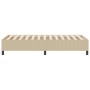 Cama con Base de Muelles Verde Claro Gris 100x200 cm Tela de Corduroy by , Beds and slatted bases - Ref: Foro24-3337396, Pric...
