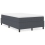 Cama Box Spring Gris Oscuro Doble Pequeño de Tela de Pana by , Beds and slatted bases - Ref: Foro24-3337398, Price: 123,15 €,...