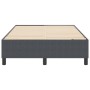 Cama Box Spring Gris Oscuro Doble Pequeño de Tela de Pana by , Beds and slatted bases - Ref: Foro24-3337398, Price: 123,15 €,...