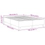 Cama Box Spring Gris Claro 140x200 cm Tela de Corduroy by , Beds and slatted bases - Ref: Foro24-3337407, Price: 132,74 €, Di...