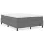 Cama Box Spring Gris Claro 140x200 cm Tela de Corduroy by , Beds and slatted bases - Ref: Foro24-3337412, Price: 119,58 €, Di...