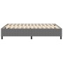 Cama Box Spring Gris Claro 140x200 cm Tela de Corduroy by , Beds and slatted bases - Ref: Foro24-3337412, Price: 119,58 €, Di...