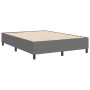 Cama Box Spring Gris Claro 140x200 cm Tela de Corduroy by , Beds and slatted bases - Ref: Foro24-3337412, Price: 119,58 €, Di...