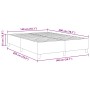 Cama Box Spring Gris Claro 140x200 cm Tela de Corduroy by , Beds and slatted bases - Ref: Foro24-3337412, Price: 119,58 €, Di...