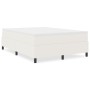 Cama con somier Crema 160x200 cm de tela de canalón by , Beds and slatted bases - Ref: Foro24-3337419, Price: 137,21 €, Disco...