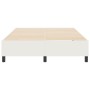 Cama con somier Crema 160x200 cm de tela de canalón by , Beds and slatted bases - Ref: Foro24-3337419, Price: 137,21 €, Disco...