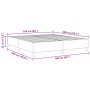 Cama con somier Crema 160x200 cm de tela de canalón by , Beds and slatted bases - Ref: Foro24-3337419, Price: 137,21 €, Disco...