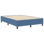 cama con somier azul 160x200 cm en tela de pana by , Beds and slatted bases - Ref: Foro24-3337420, Price: 139,90 €, Discount: %