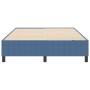 cama con somier azul 160x200 cm en tela de pana by , Beds and slatted bases - Ref: Foro24-3337420, Price: 139,90 €, Discount: %