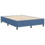 cama con somier azul 160x200 cm en tela de pana by , Beds and slatted bases - Ref: Foro24-3337420, Price: 139,90 €, Discount: %