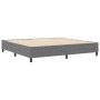 Cama Box Spring Gris Claro 200x200 cm Tela de Corduroy de , Camas y somieres - Ref: Foro24-3337427, Precio: 147,46 €, Descuen...