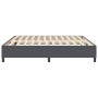 Cama Box Spring Gris Oscuro 200x200 cm Tela de Pana de , Camas y somieres - Ref: Foro24-3337428, Precio: 147,46 €, Descuento: %
