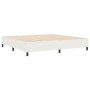 Cama de muelles Crema 200x200 cm Tela pana de , Camas y somieres - Ref: Foro24-3337429, Precio: 152,51 €, Descuento: %