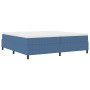 Cama Box Spring Azul 200x200 cm Tela de Corduroy by , Beds and slatted bases - Ref: Foro24-3337430, Price: 147,56 €, Discount: %