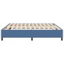 Cama Box Spring Azul 200x200 cm Tela de Corduroy by , Beds and slatted bases - Ref: Foro24-3337430, Price: 147,56 €, Discount: %