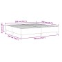 Cama Box Spring Azul 200x200 cm Tela de Corduroy by , Beds and slatted bases - Ref: Foro24-3337430, Price: 147,56 €, Discount: %