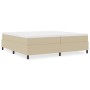 Cama Box Spring Verde Claro Gris 200x200 cm Tela de Pana by , Beds and slatted bases - Ref: Foro24-3337431, Price: 147,46 €, ...