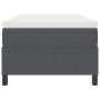 Cama con Somier con Colchón Gris Oscuro 90x200 cm Tela de Pana de , Camas y somieres - Ref: Foro24-3337443, Precio: 279,27 €