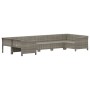 7-piece garden furniture set and gray synthetic rattan cushions by vidaXL, Garden sets - Ref: Foro24-3187302, Price: 514,81 €...