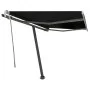 Manual retractable awning with anthracite LED 300x250 cm by vidaXL, Awnings - Ref: Foro24-3069704, Price: 380,65 €, Discount: %