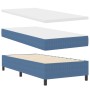 Cama con Base con Colchón Azul 100x200 cm Tela de Pana von , Betten und Lattenroste - Ref: Foro24-3337450, Preis: 273,44 €, R...