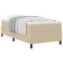 Cama con Somier con Colchón Beige, Blanco Tejido de Pana von , Betten und Lattenroste - Ref: Foro24-3337451, Preis: 286,64 €,...