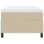 Cama con Somier con Colchón Beige, Blanco Tejido de Pana von , Betten und Lattenroste - Ref: Foro24-3337451, Preis: 286,64 €,...
