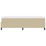 Cama con Somier con Colchón Beige, Blanco Tejido de Pana von , Betten und Lattenroste - Ref: Foro24-3337451, Preis: 286,64 €,...