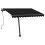 Manual retractable awning with anthracite LED 300x250 cm by vidaXL, Awnings - Ref: Foro24-3069704, Price: 380,65 €, Discount: %