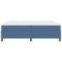 Cama con Somier de Azul 200x200 cm Tela de Pana de , Camas y somieres - Ref: Foro24-3337485, Precio: 528,09 €, Descuento: %