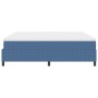Cama con Somier de Azul 200x200 cm Tela de Pana de , Camas y somieres - Ref: Foro24-3337485, Precio: 528,09 €, Descuento: %