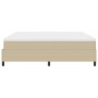 Cama Box Spring con Colchón Beige Claro 200x200 cm Tela de Pana von , Betten und Lattenroste - Ref: Foro24-3337486, Preis: 52...