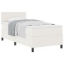 Cama con base de resortes con colchón crema 90x200 cm tela de pana by , Beds and slatted bases - Ref: Foro24-3337497, Price: ...