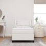 Cama con base de resortes con colchón crema 90x200 cm tela de pana by , Beds and slatted bases - Ref: Foro24-3337497, Price: ...